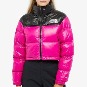 THE NORTH FACE NUPTSE SHORT CROPPED JACKET
